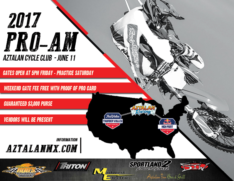 2017 Pro-Am at Aztalan Cycle Club on June 11, 2017